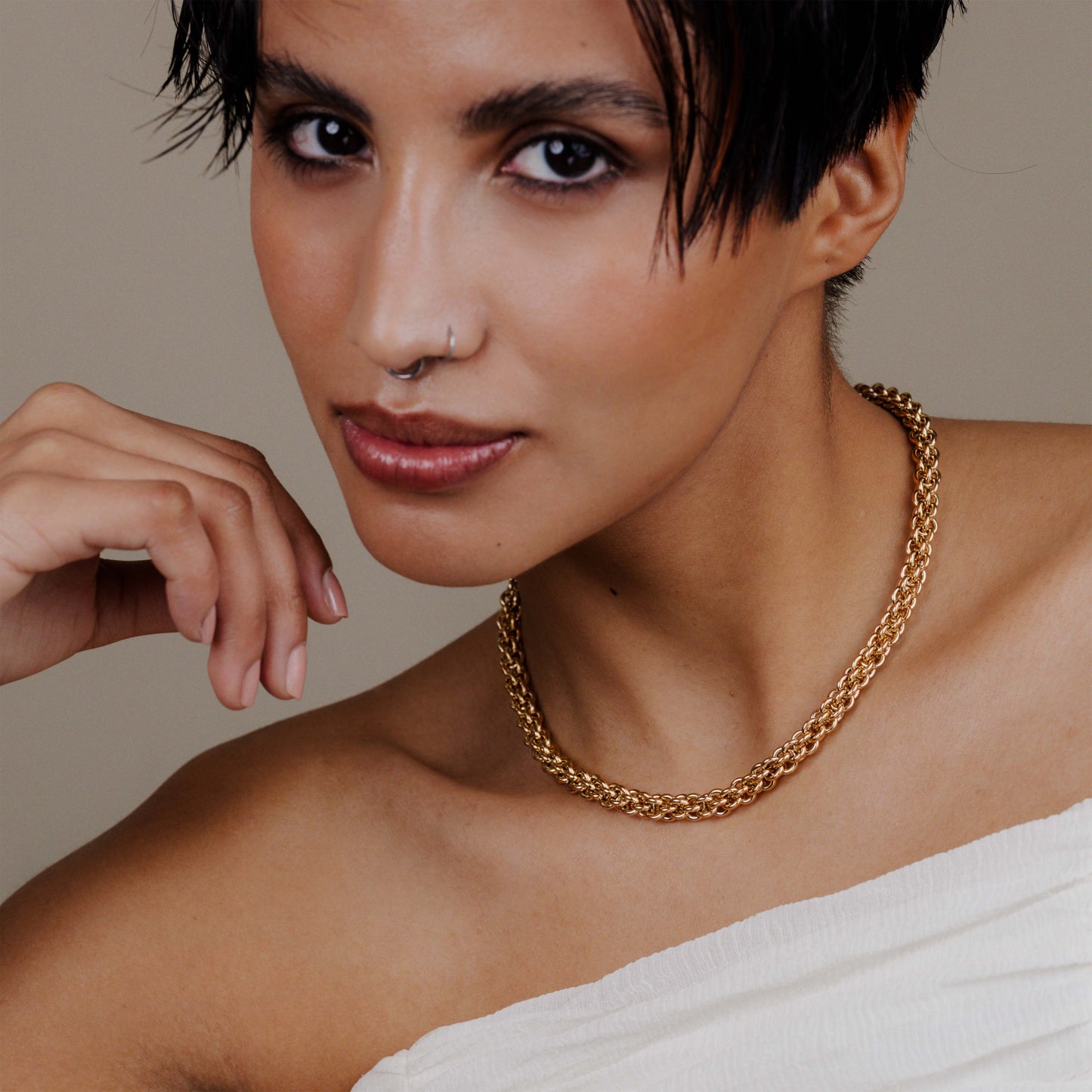 Chain Mania Necklace Rose Gold
