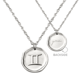 Zodiac Necklace – Gemini Silver