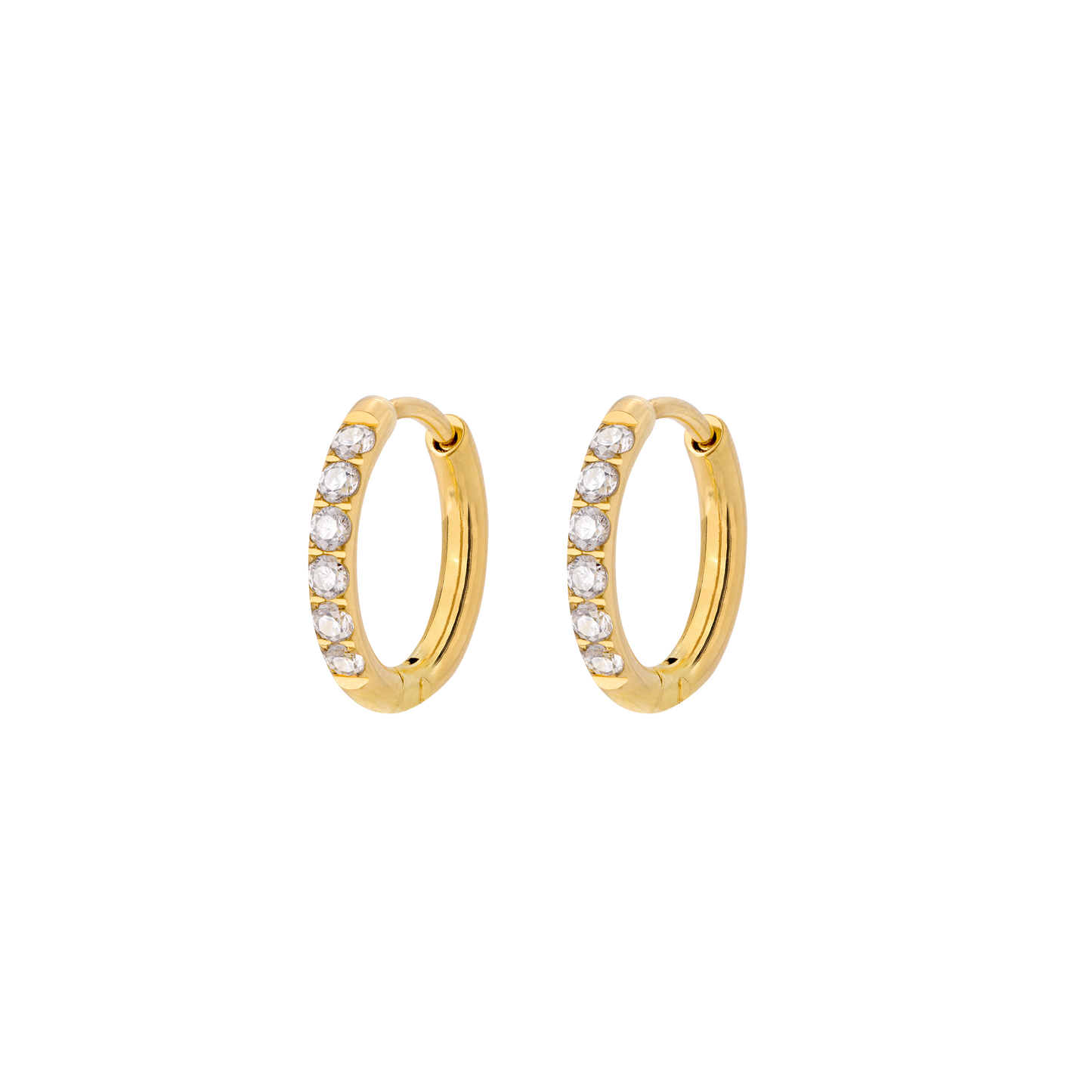 Glimmer Hoops Small Gold