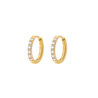 Glimmer Hoops Small Gold