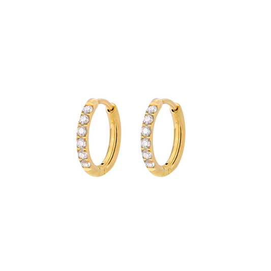 Glimmer Hoops Small Gold