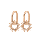 Sunny Hoop Set Medium Rose Gold