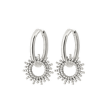 Sunny Hoop Set Medium Silver