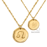 Zodiac Necklace – Leo Gold