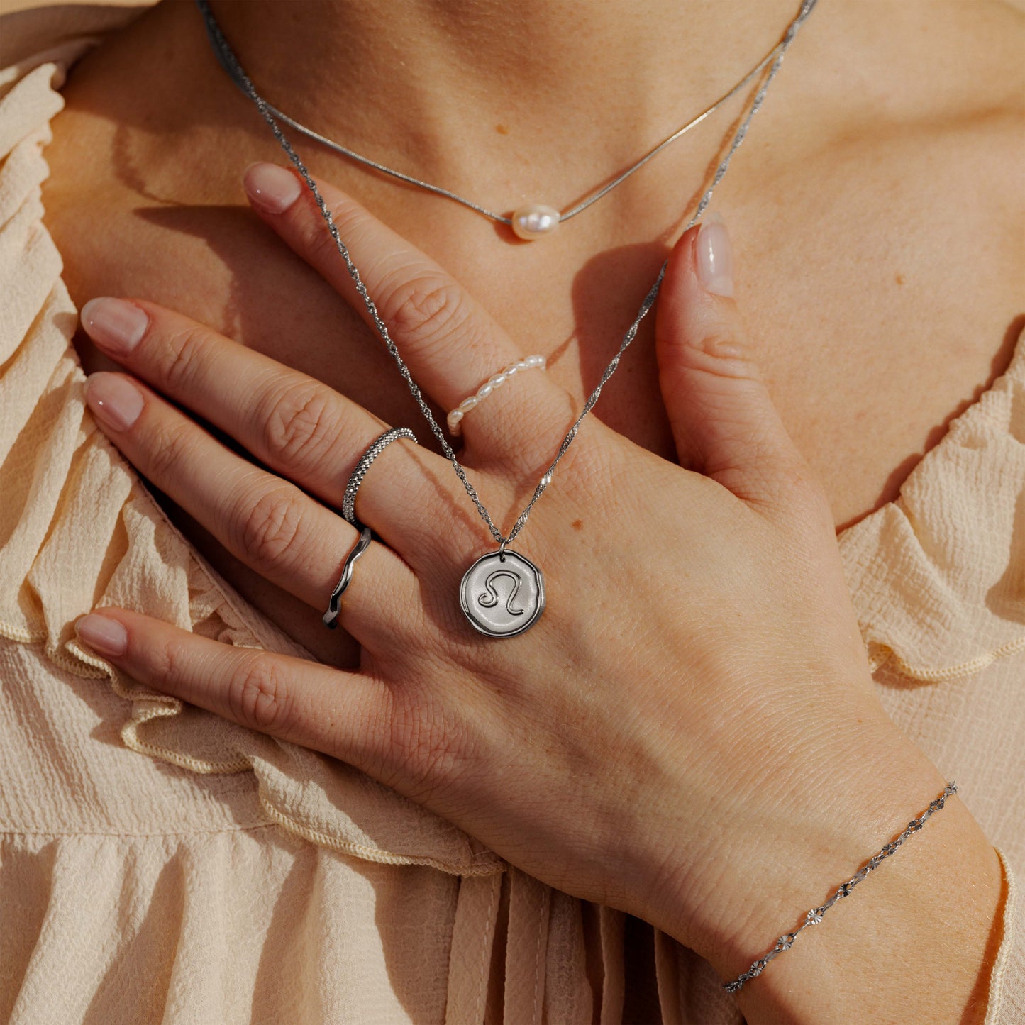 Zodiac Necklace Silver