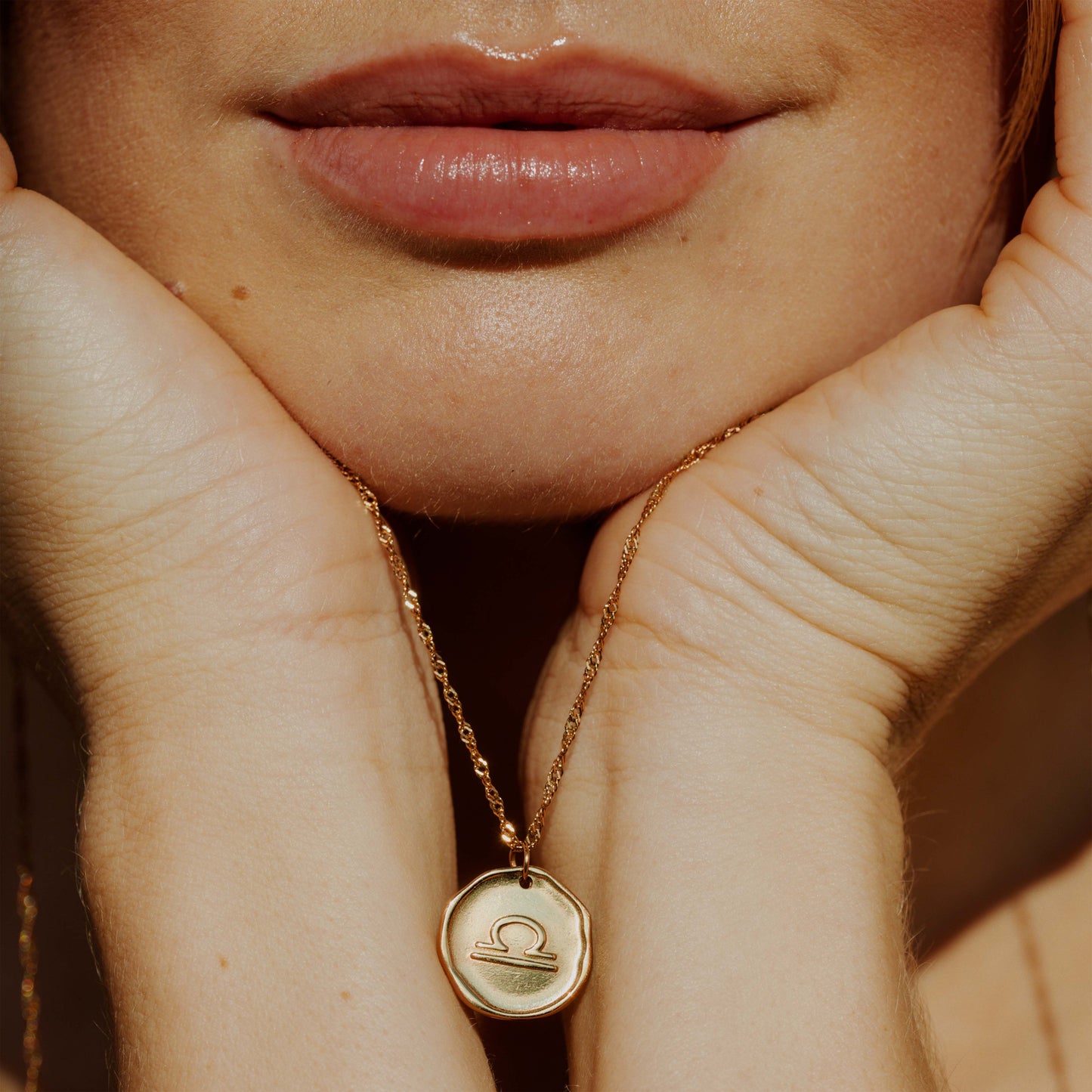 Zodiac Necklace – Libra Rose Gold