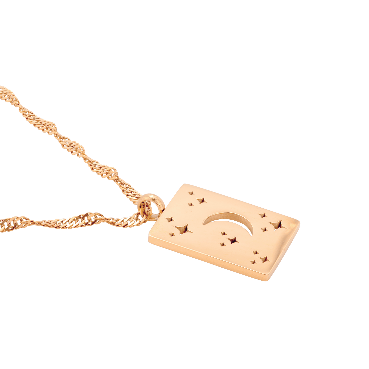 Midnight Lover Necklace Rose Gold