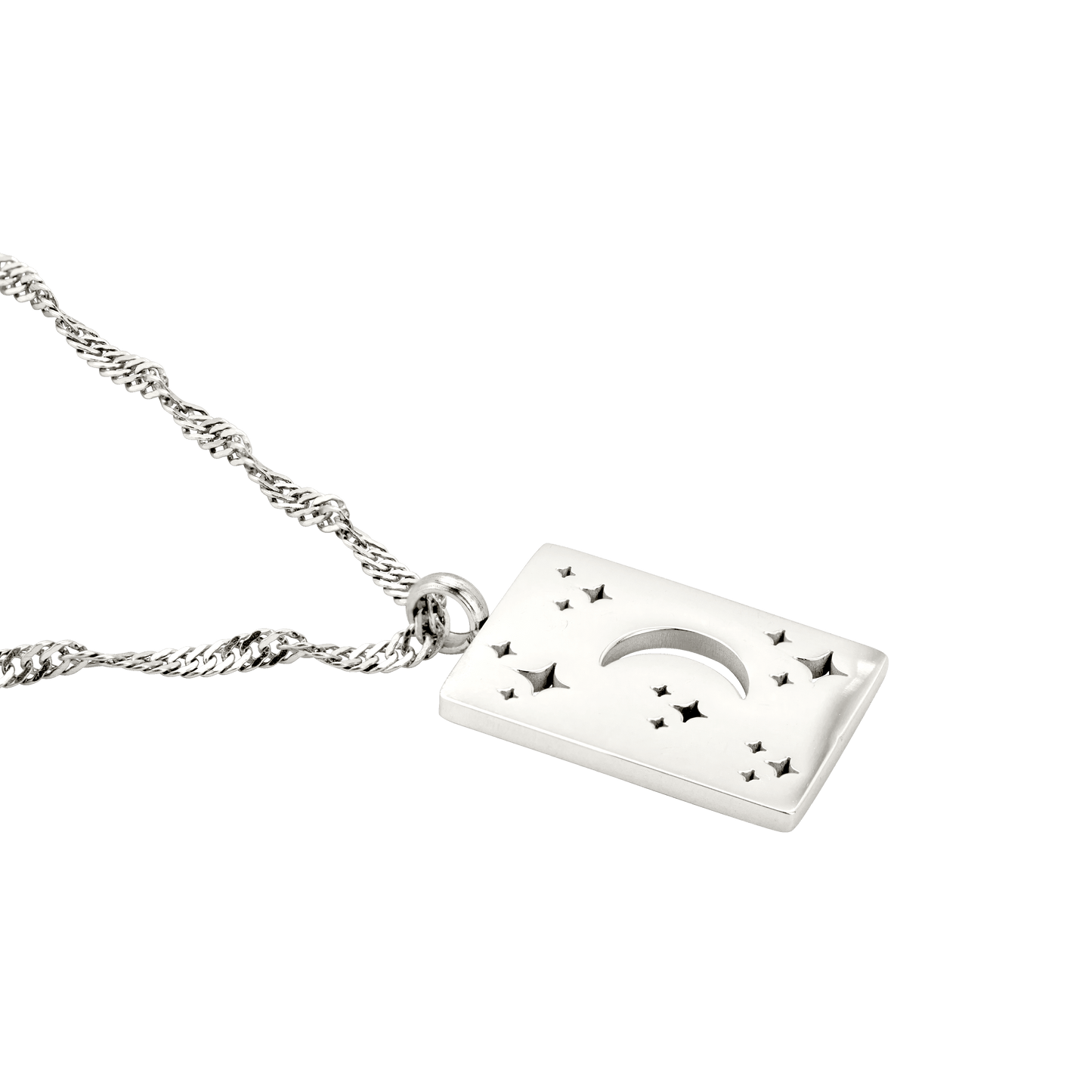 Midnight Lover Necklace Silver