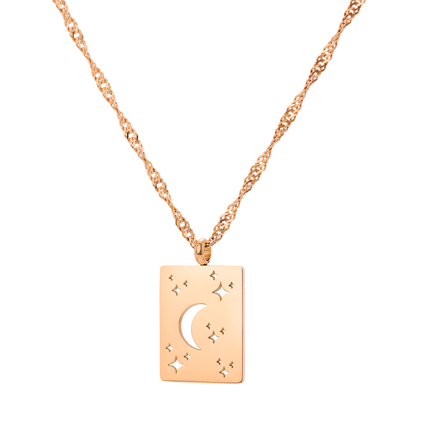 Midnight Lover Necklace Rose Gold