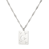 Midnight Lover Necklace Silver