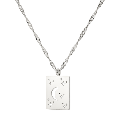 Midnight Lover Necklace Silver