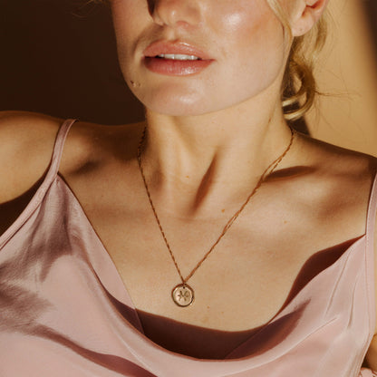 Zodiac Necklace – Pisces Rose Gold
