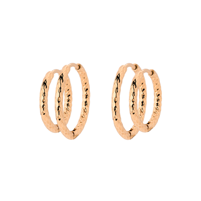 Prism Hoop Bundle Rose Gold