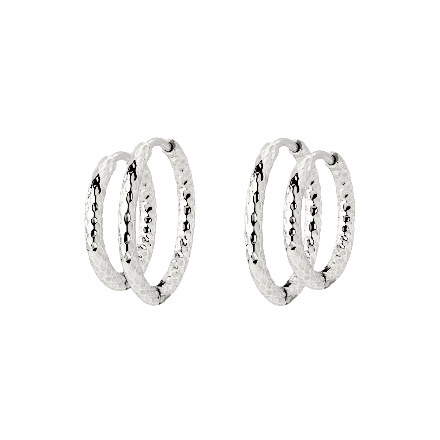 Prism Hoop Bundle Silver