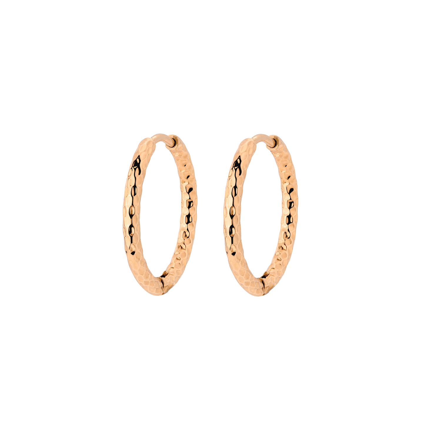 Prism Hoops Medium Rose Gold