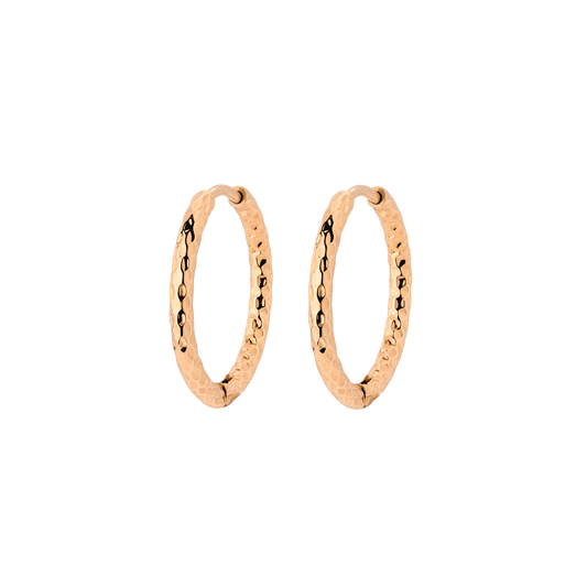 Prism Hoops Medium Rose Gold