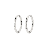 Prism Hoops Medium Silver