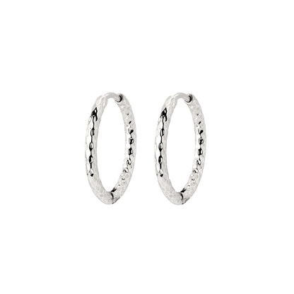 Prism Hoops Medium Silver