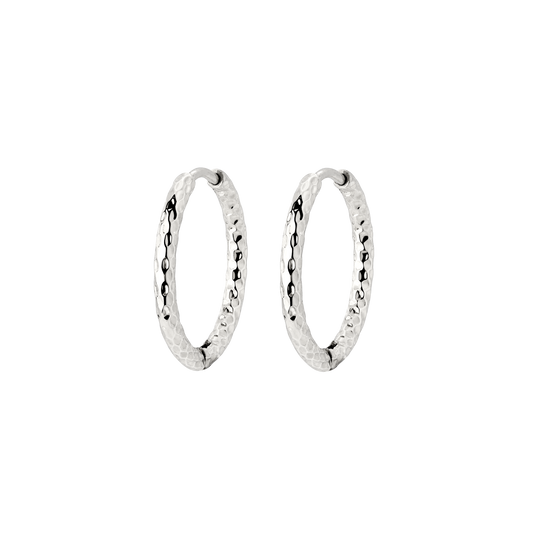 Prism Hoops Medium Silver