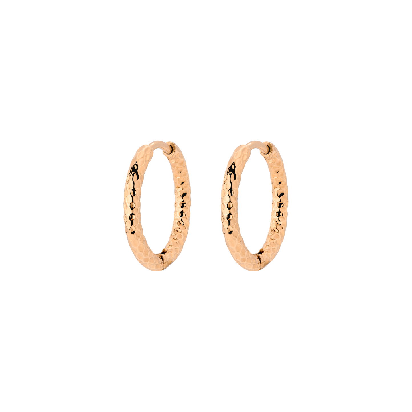 Prism Hoops Small Rose Gold
