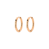 Prism Hoops Small Rose Gold