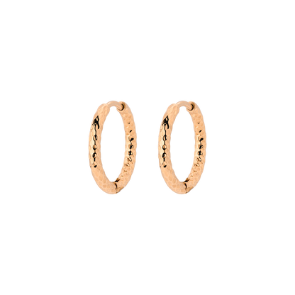 Prism Hoops Small Rose Gold