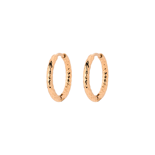 Prism Hoops Small Rose Gold