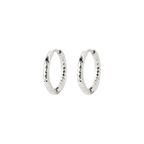 Prism Hoops Small Silver