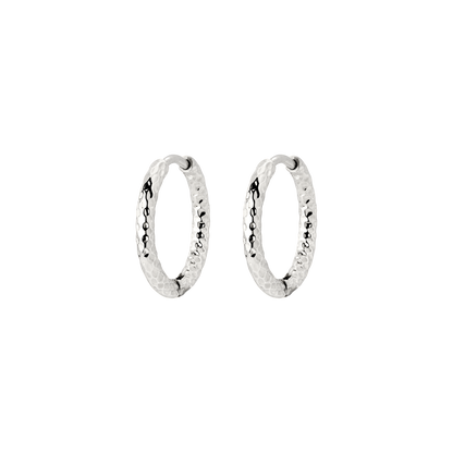 Prism Hoops Small Silver