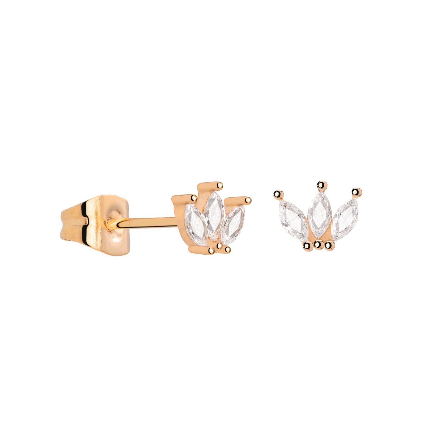 Royalty Studs Rose Gold