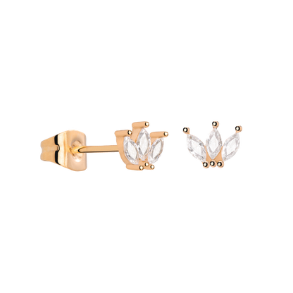 Royalty Studs Rose Gold