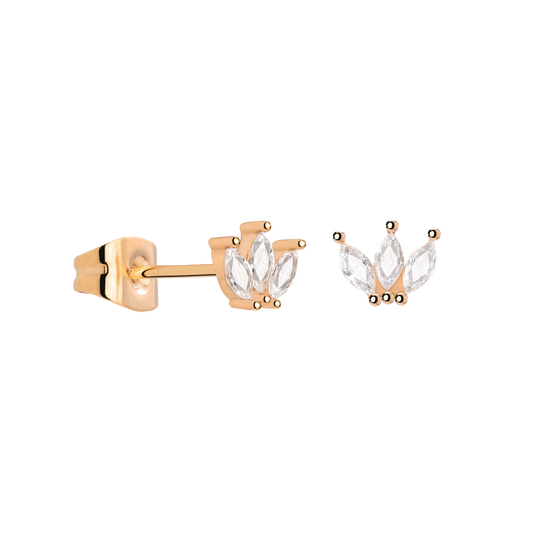 Royalty Studs Rose Gold