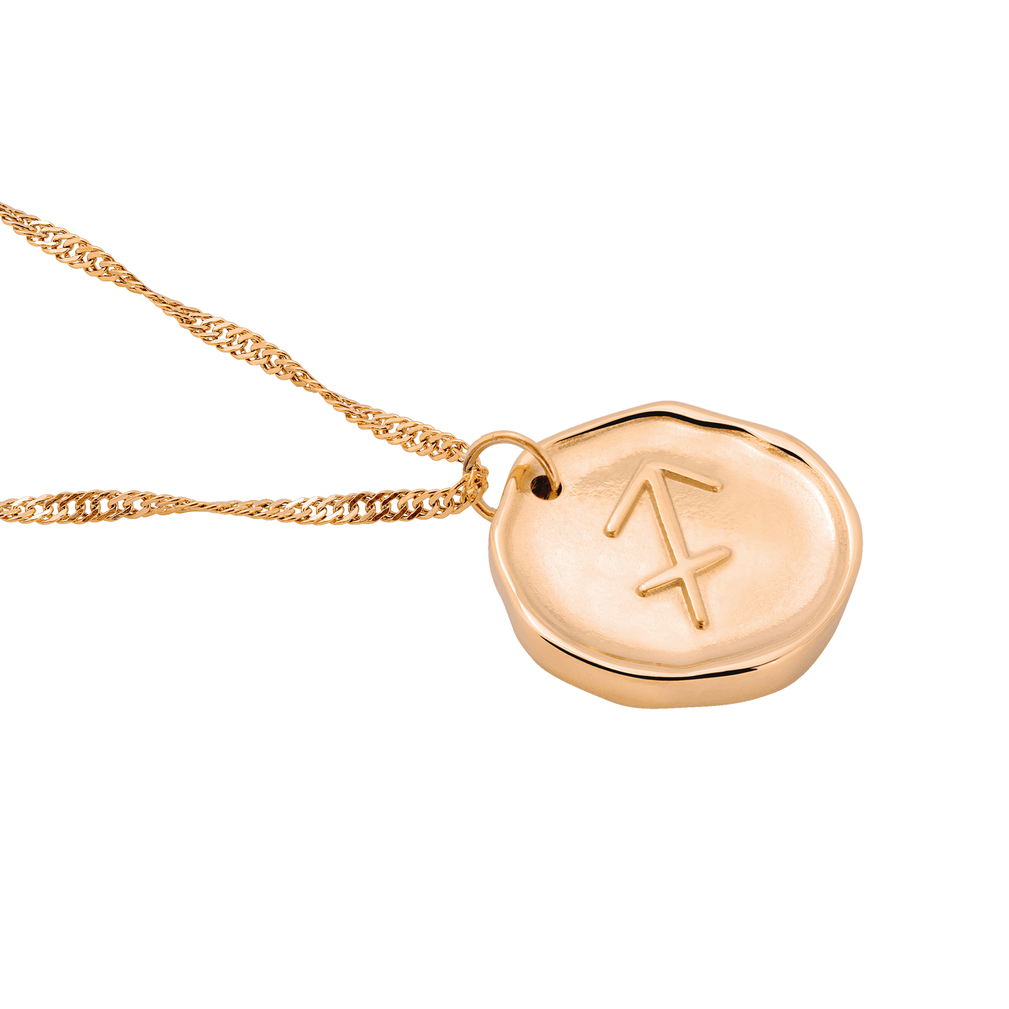 Zodiac Necklace – Sagittarius Rose Gold