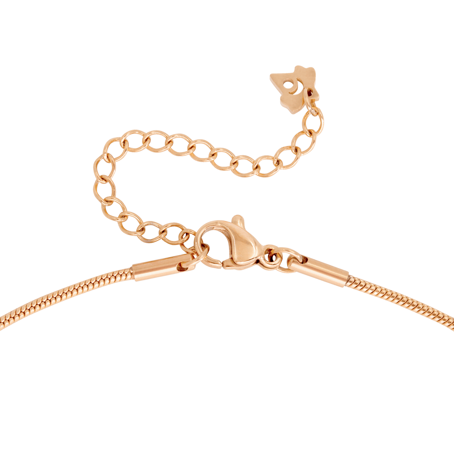 Shiny Stars Necklace Rose Gold