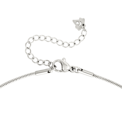 Shiny Stars Necklace Silver