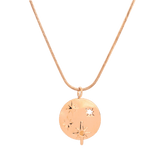 Shiny Stars Necklace Rose Gold