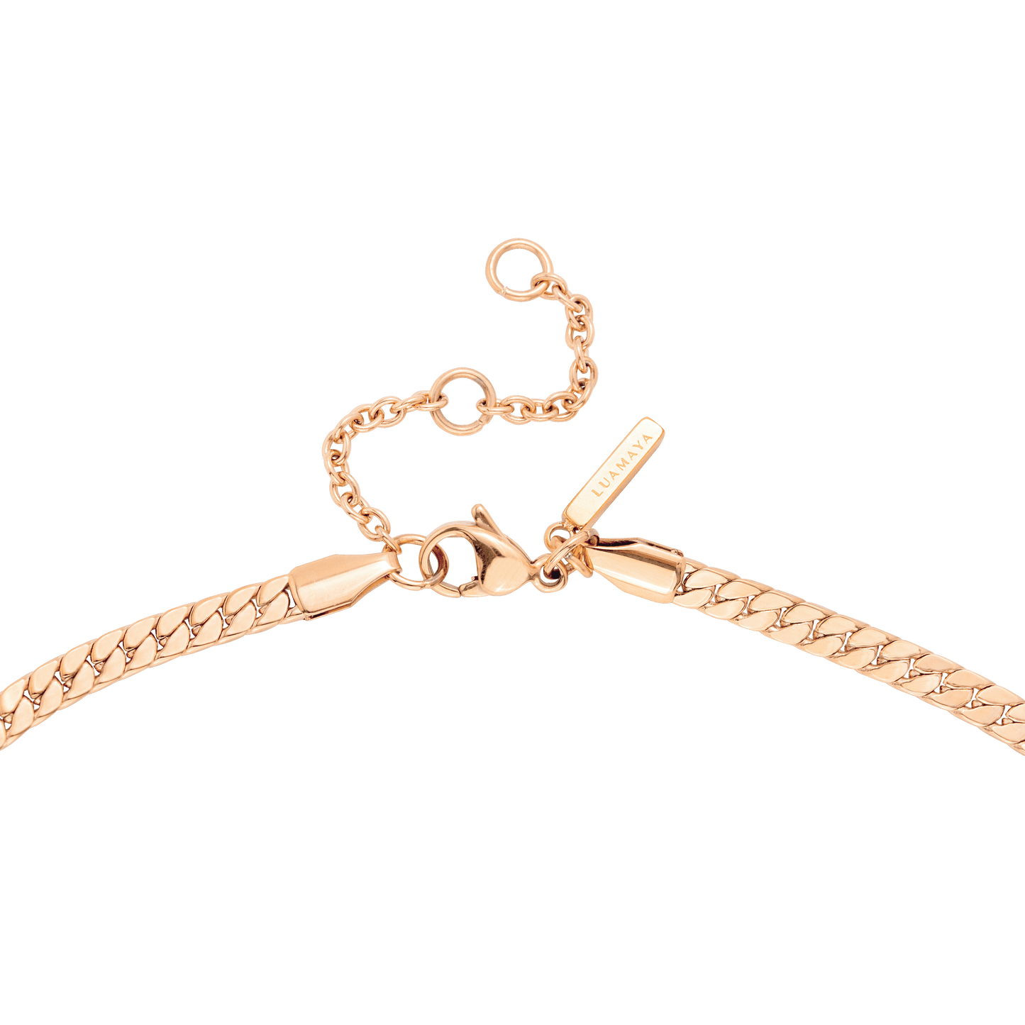 Snaked Necklace Rose Gold