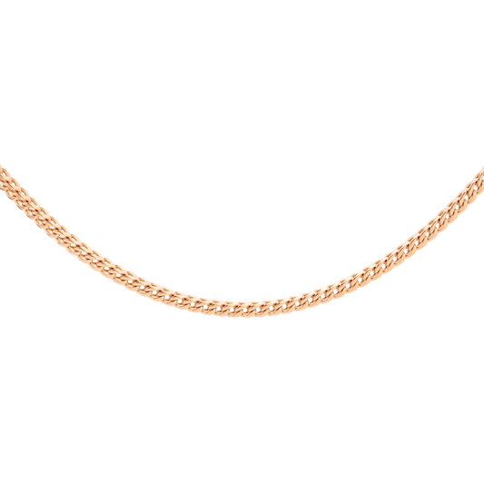 Spiga Chain Necklace Rose Gold