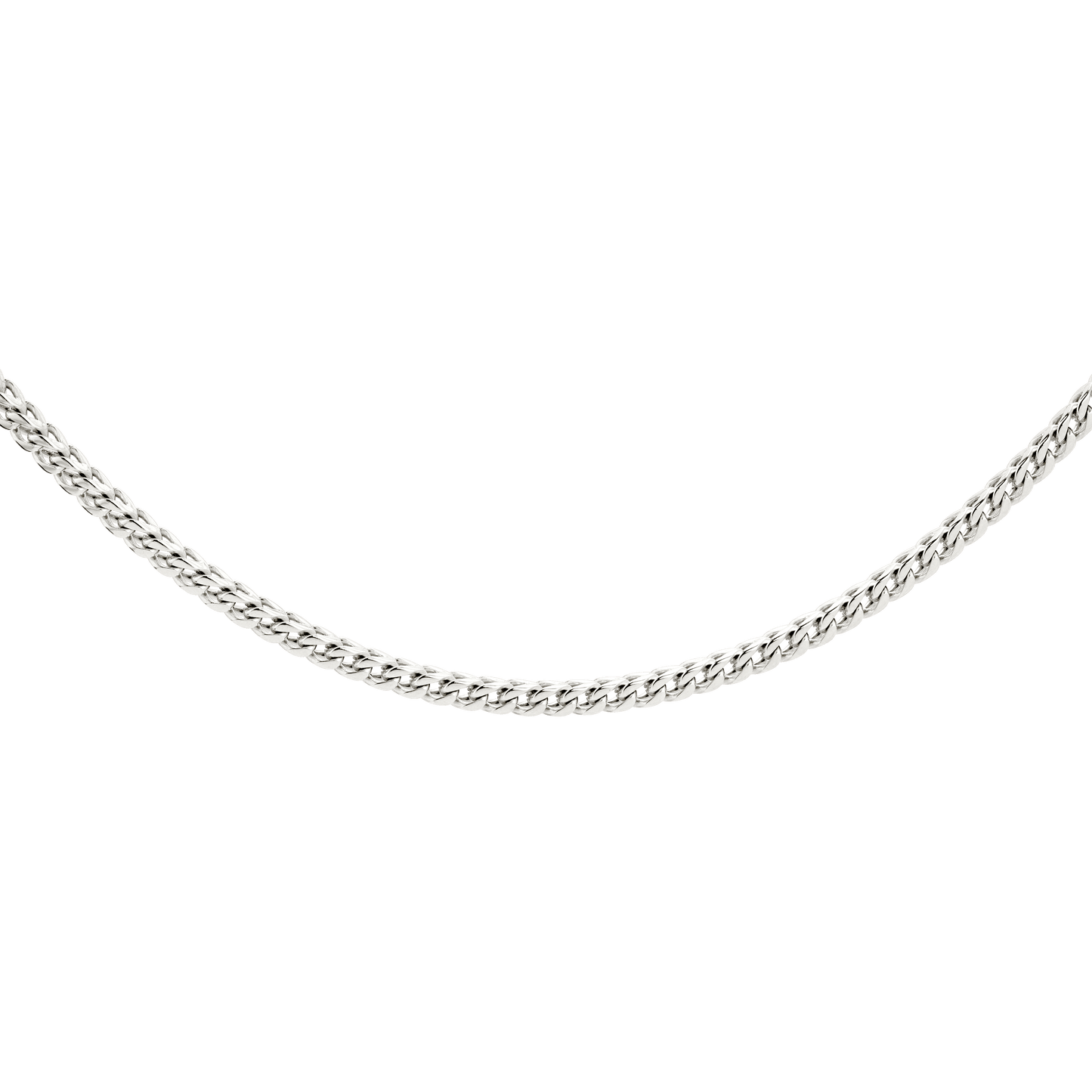 Spiga Chain Necklace Silver