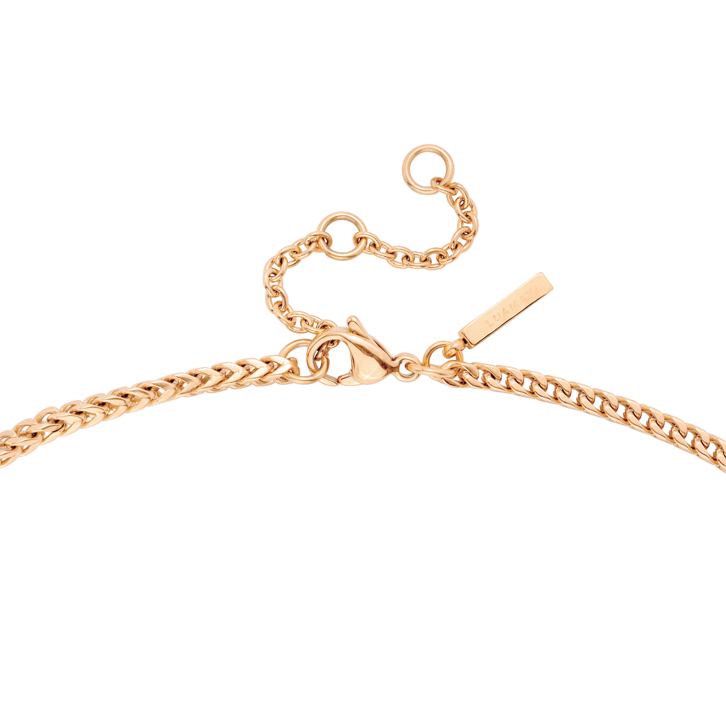 Spiga Chain Necklace Rose Gold