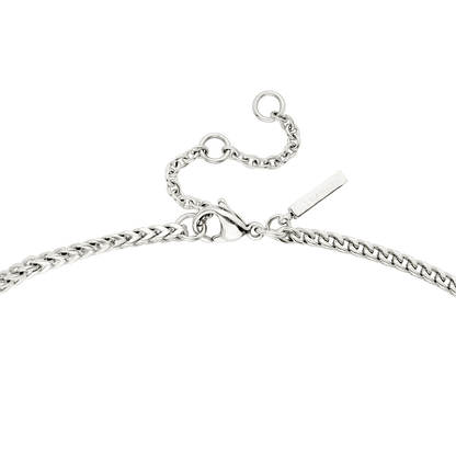 Spiga Chain Necklace Silver