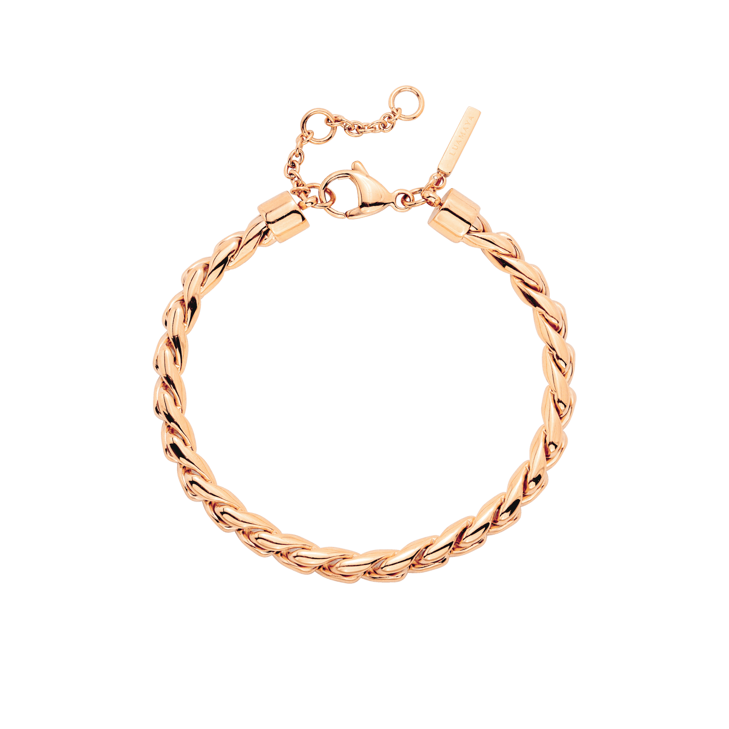 Spiral Links Bracelet Rose Gold