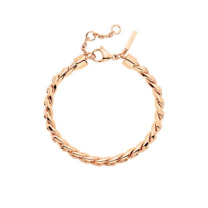 Spiral Links Bracelet Rose Gold