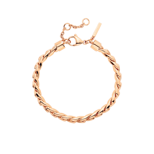 Spiral Links Bracelet Rose Gold