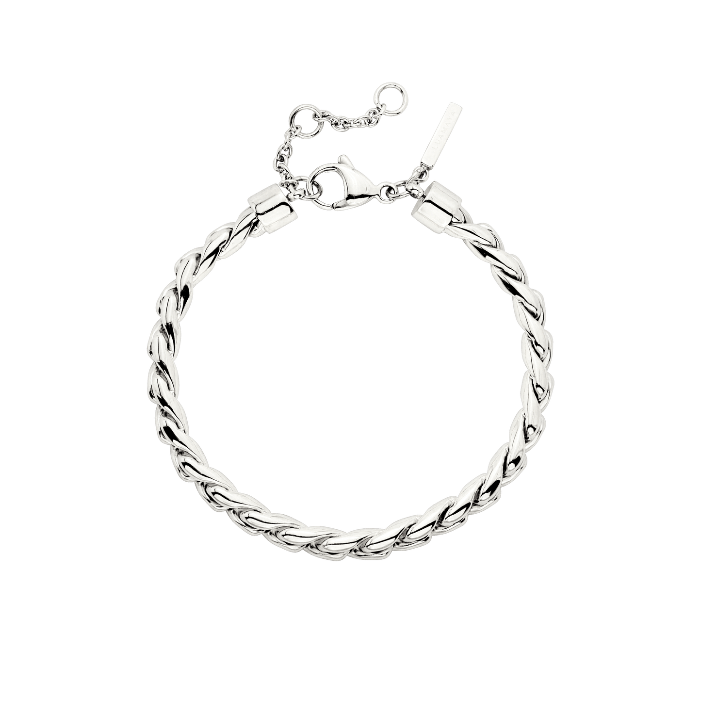 Spiral Links Bracelet Silver