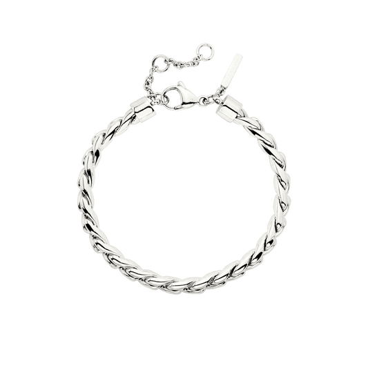Spiral Links Bracelet Silver
