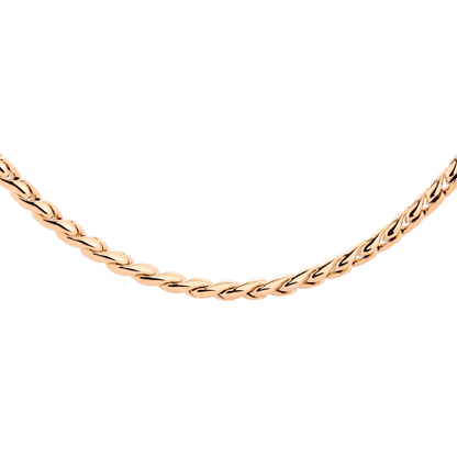 Spiral Links Necklace Rose Gold