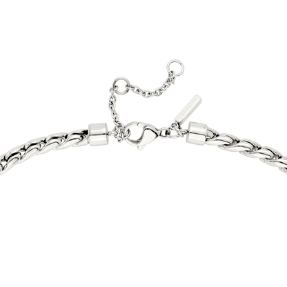Spiral Links Necklace Silver