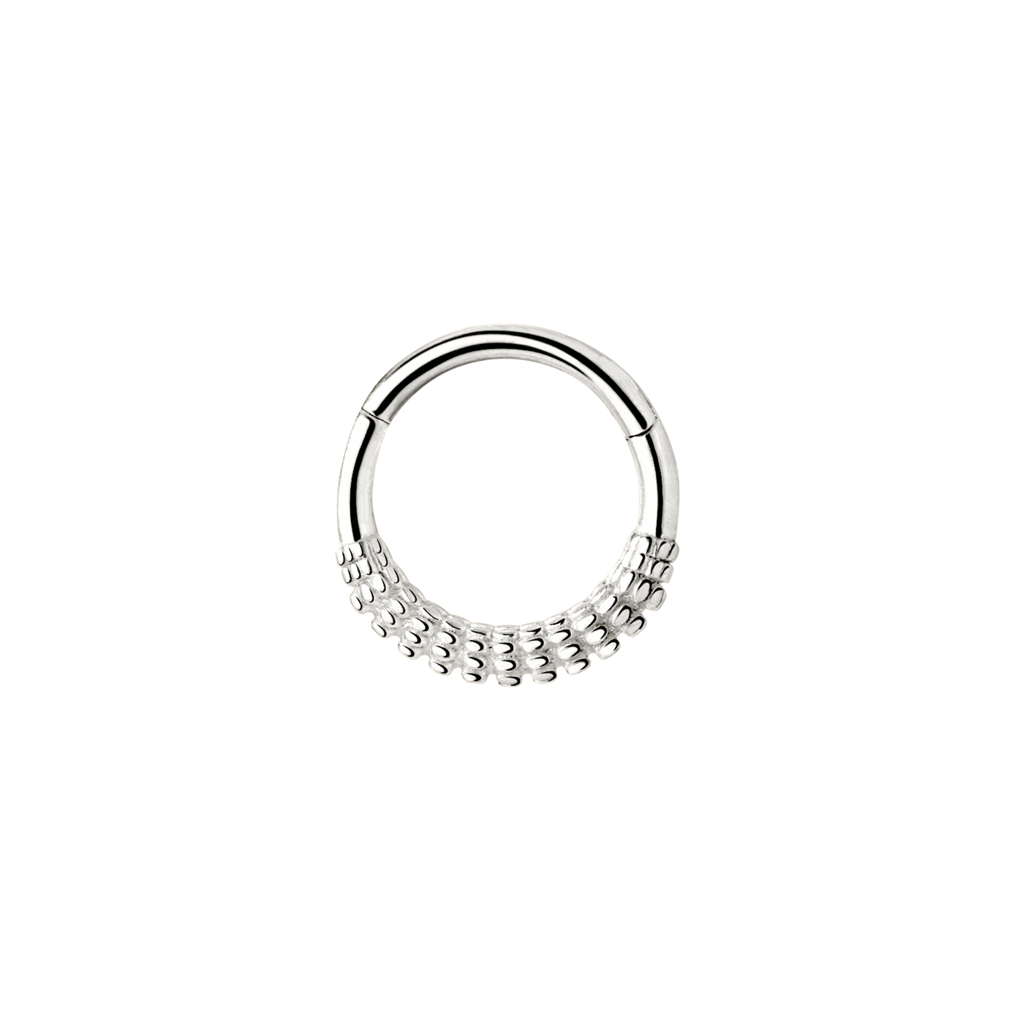 Striped Piercing Silver