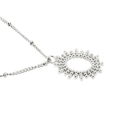 Sunny Beads Necklace Silver